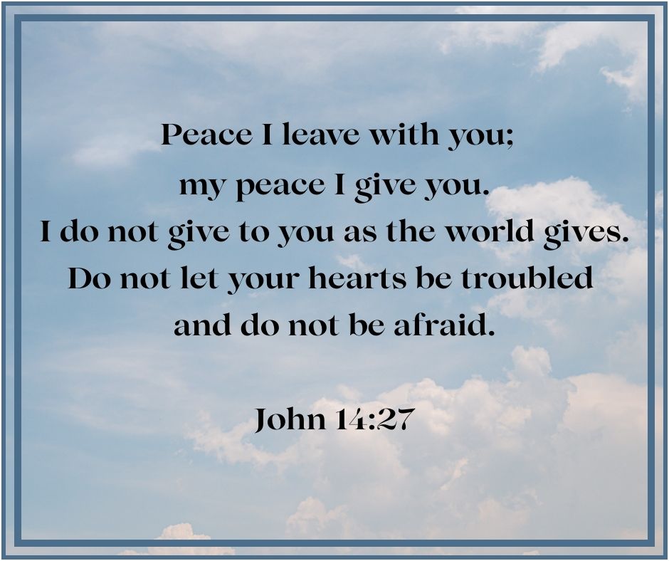 Peace I leave with you
