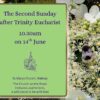 14th June 2026 10.30am – 2nd Sunday after Trinity – Eucharist