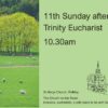 16th August 2026 10.30am – 11th Sunday after Trinity – Eucharist